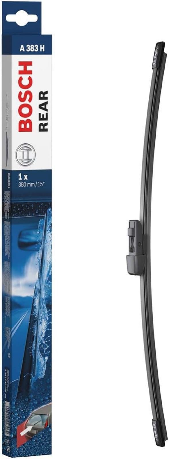 Bosch Scheibenwischer Rear A383H, Länge: 380mm – Scheibenwischer für Heckscheibe Bosch Scheibenwischer Rear A383H, Länge: 380mm – Scheibenwischer für Heckscheibe von Bosch