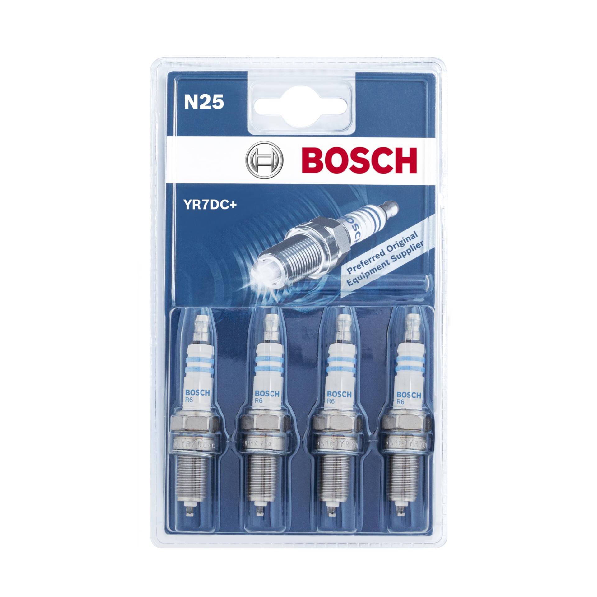 Bosch YR7DC+ (N25) - Nickel Zündkerzen - 4er Set von Bosch Automotive