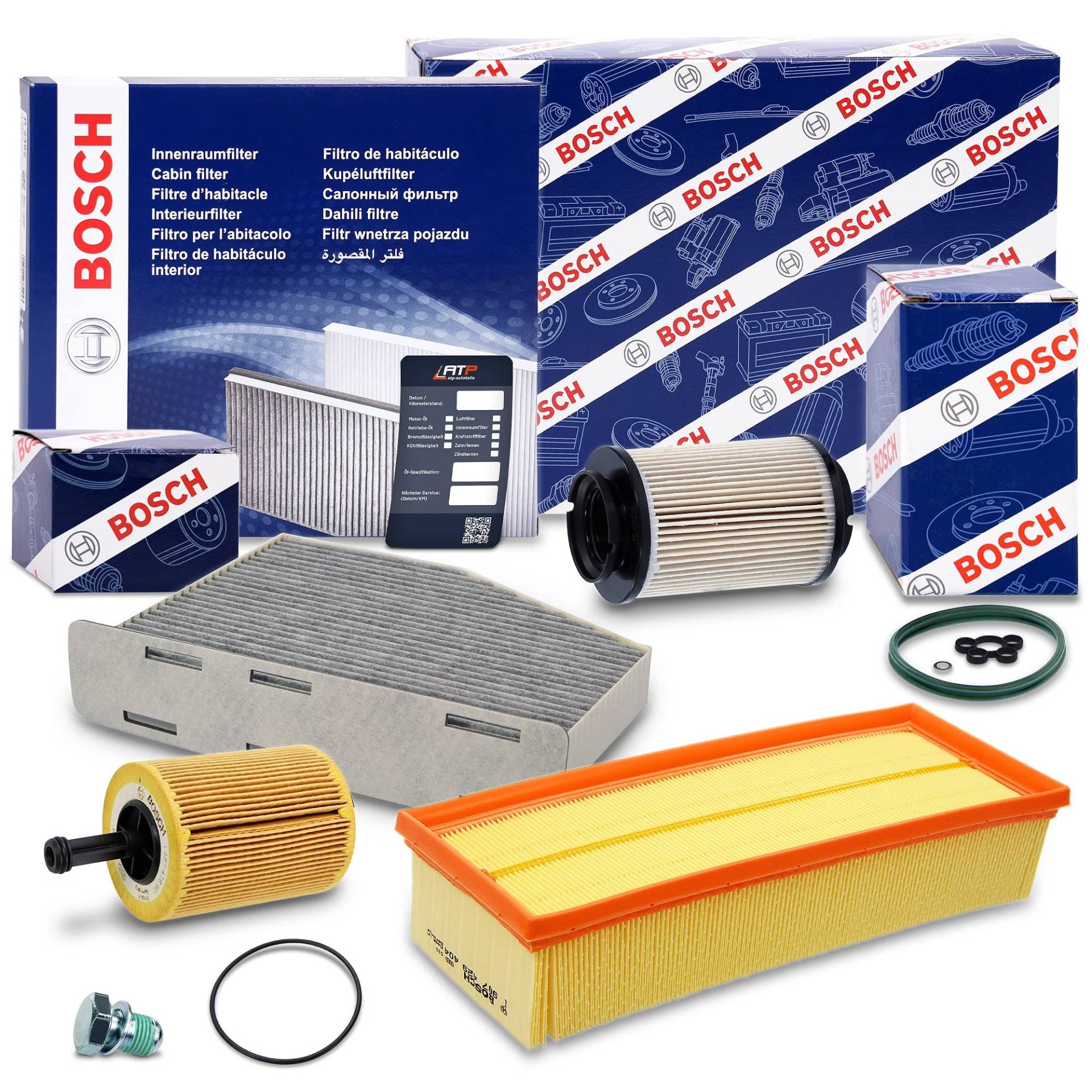 1x BOSCH-FILTER Inspektionspaket Filtersatz SET B 1x BOSCH-FILTER Inspektionspaket Filtersatz SET B von Bosch