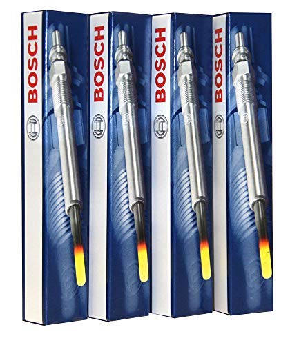 Set mit 4 Bosch Glühkerzen, 0250212009 von Bosch Automotive