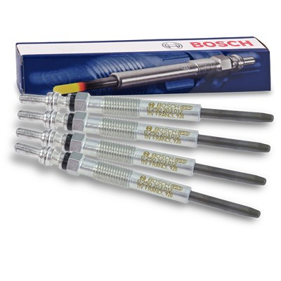 Bosch 4x Glühkerze für Citroën, Fiat, Ford, Lancia, Land Rover, Mitsubishi, Peugeot Bosch 4x Glühkerze für Citroën, Fiat, Ford, Lancia, Land Rover, Mitsubishi, Peugeot von Bosch