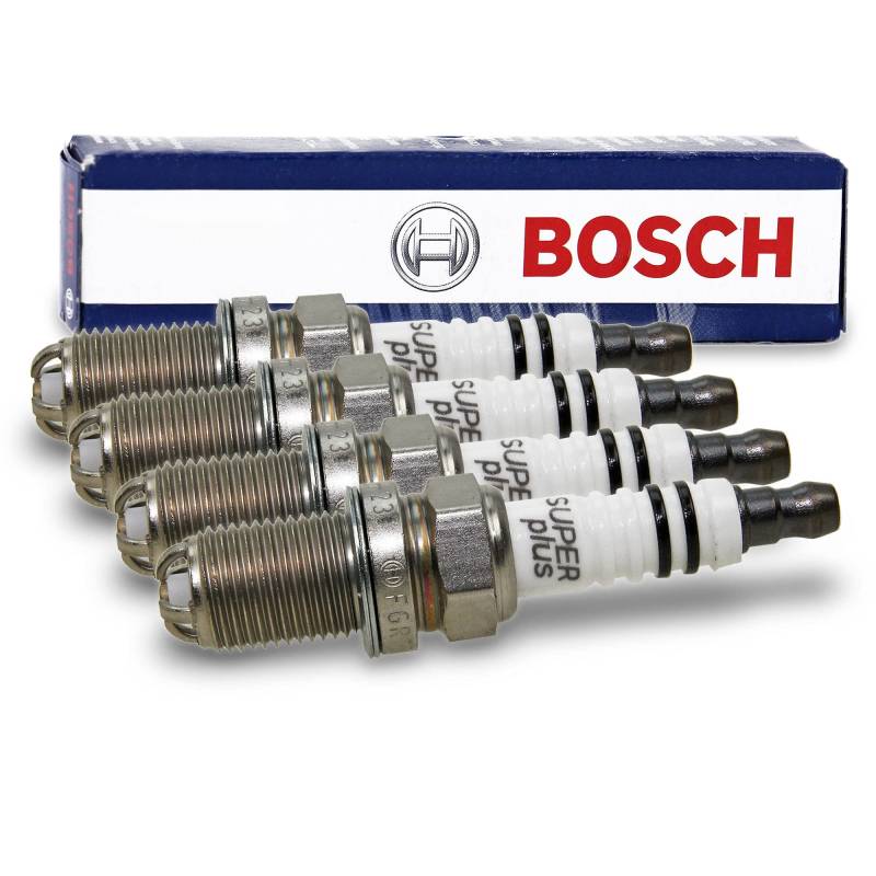 4x Zündkerze BOSCH Super Plus FGR7DQE+ von Bosch