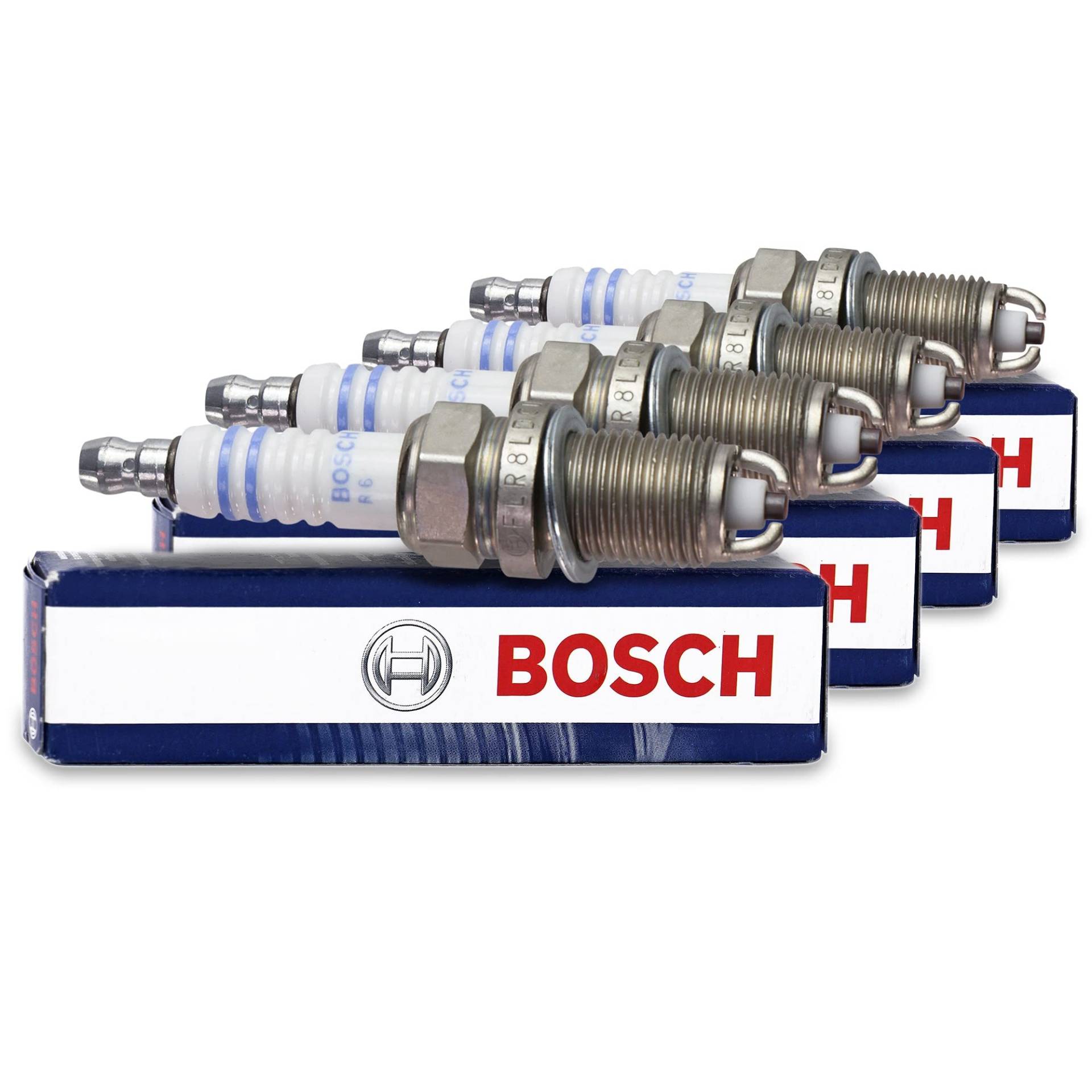 4x Zündkerze BOSCH Super Plus FLR8LDCU+ von Bosch