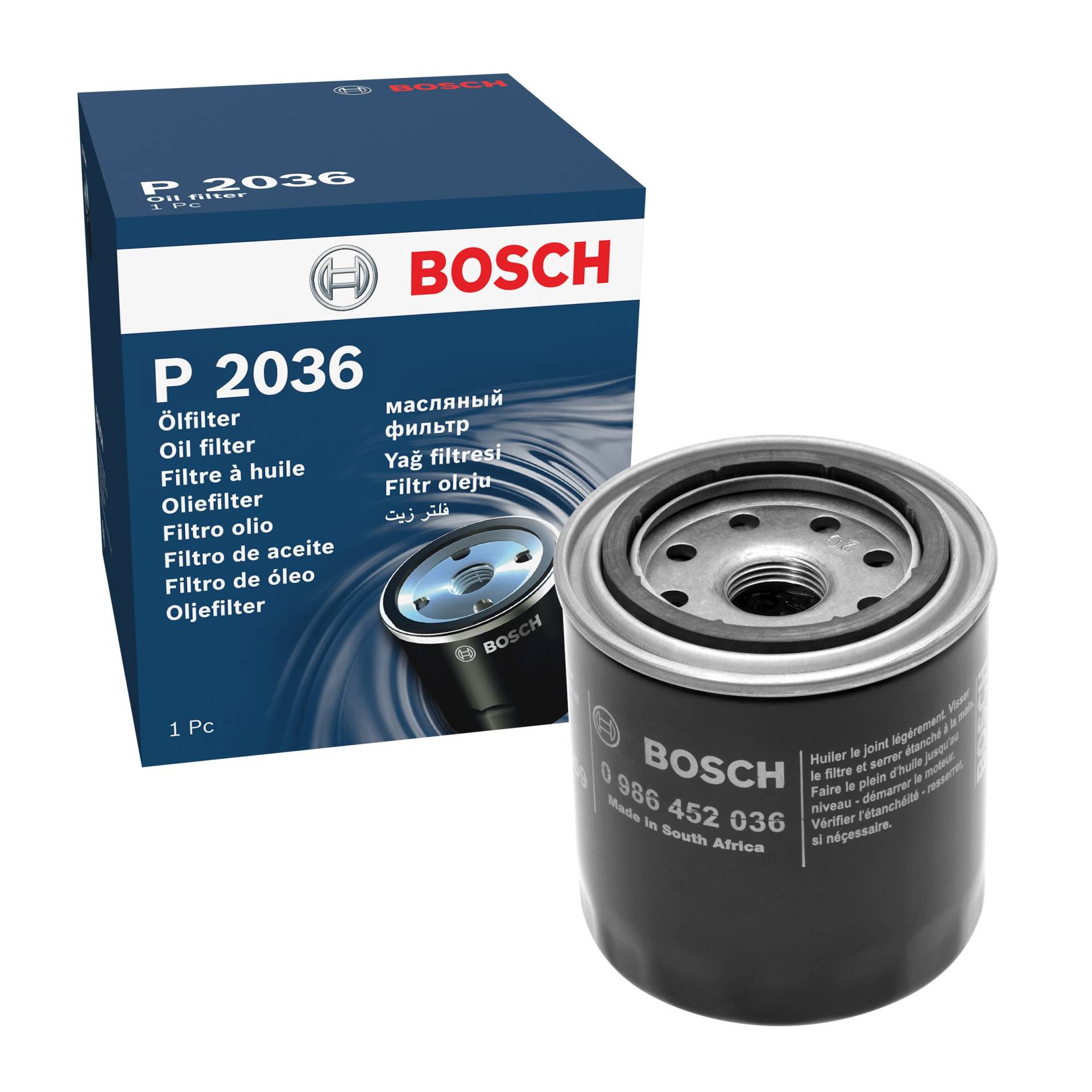 Bosch P2036 - Ölfilter Auto von Bosch Automotive