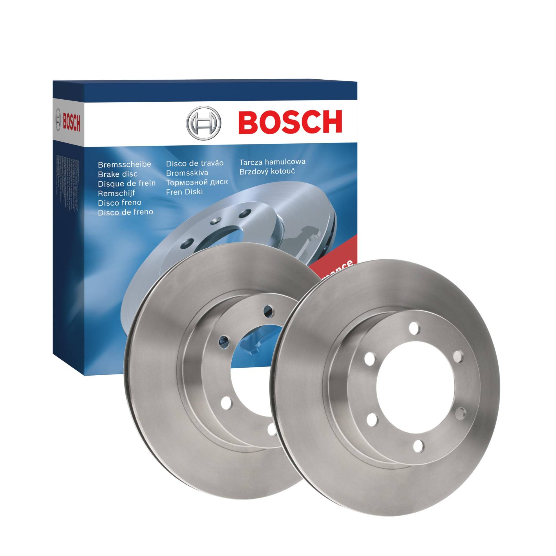 Bosch BD612 Bremsscheiben - Vorderachse - ECE-R90 Zertifizierung - zwei Bremsscheiben pro Set von Bosch Automotive