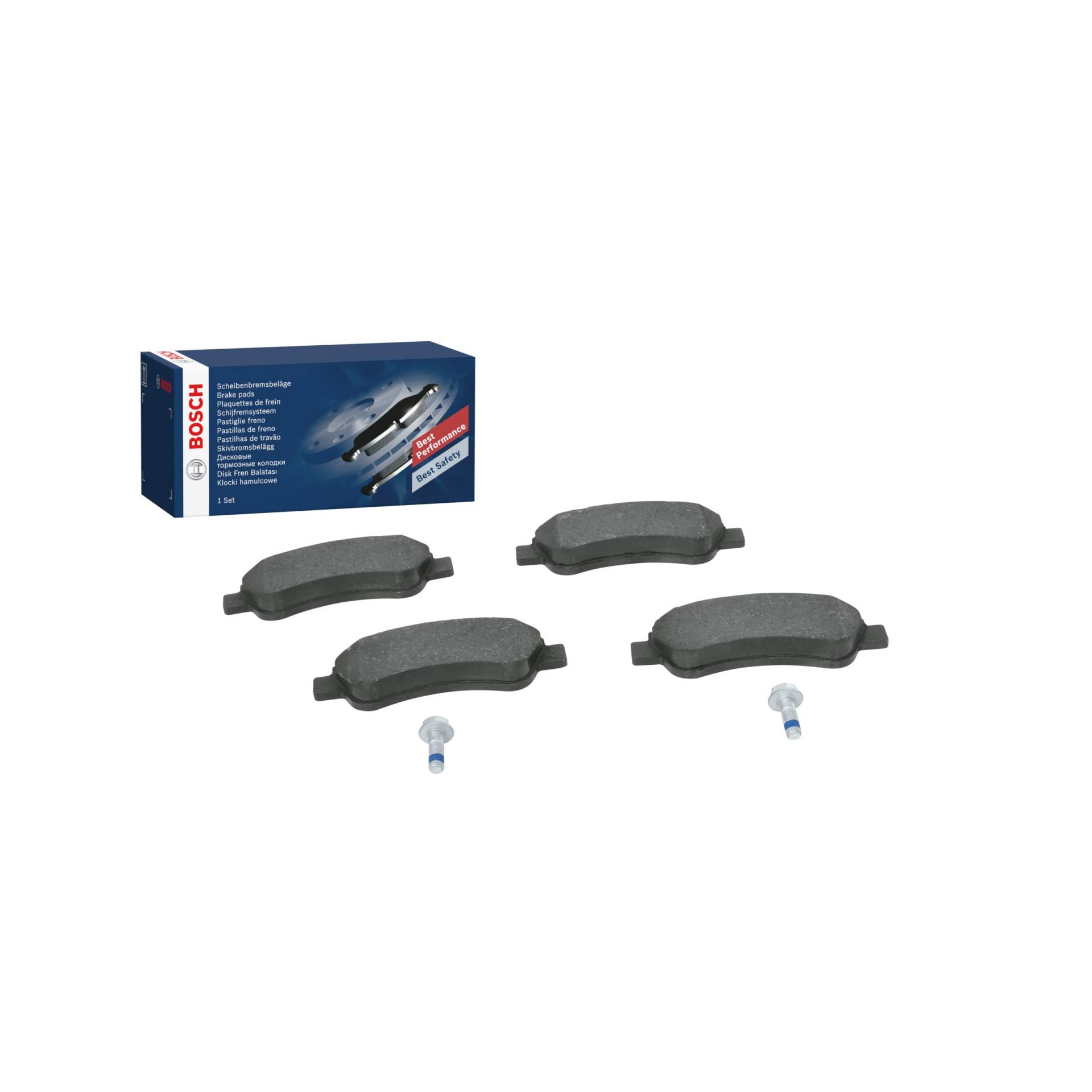 Bosch BP318 Bremsbeläge - Vorderachse - ECE-R90 Zertifizierung - vier Bremsbeläge pro Set von Bosch Automotive