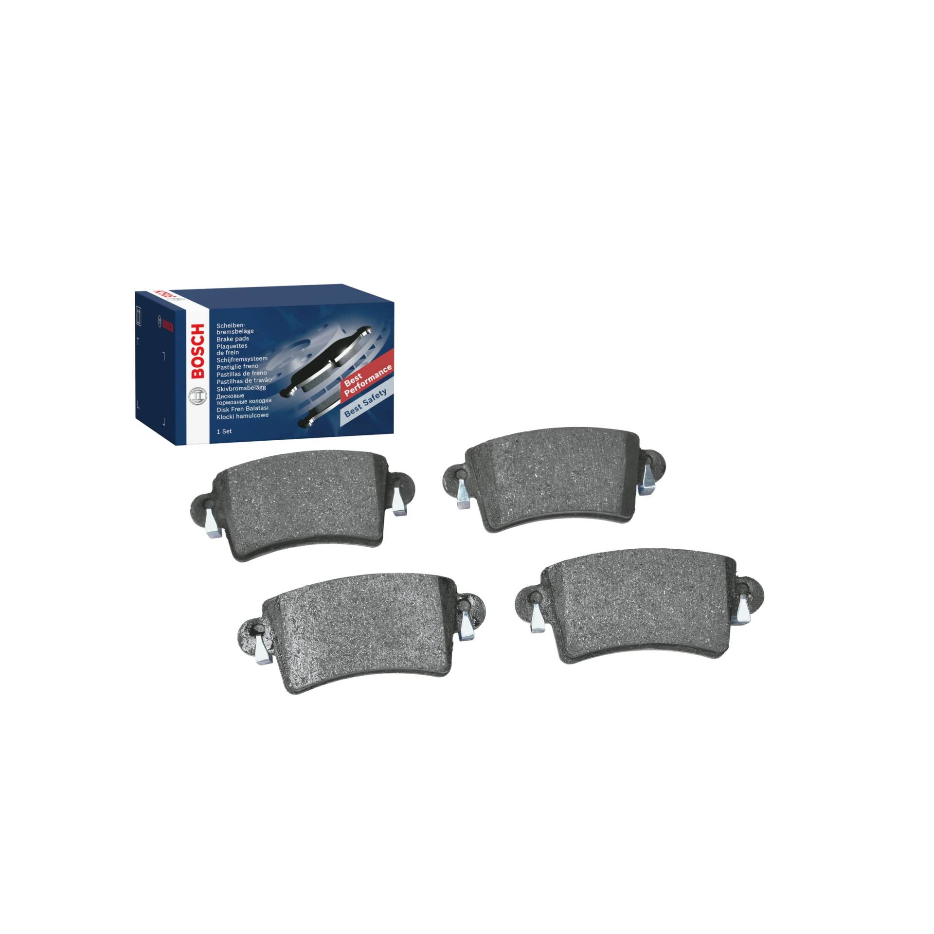 Bosch BP391 Bremsbeläge - Hinterachse - ECE-R90 Zertifizierung - vier Bremsbeläge pro Set von Bosch Automotive