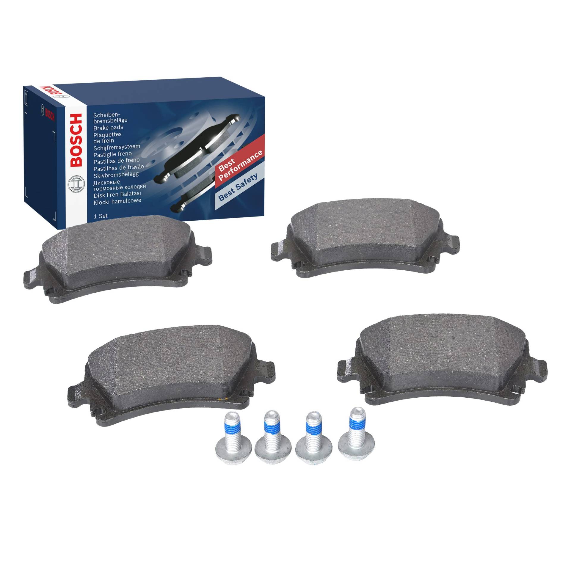 Bosch BP937 Bremsbeläge - Hinterachse - ECE-R90 Zertifizierung - vier Bremsbeläge pro Set von Bosch Automotive