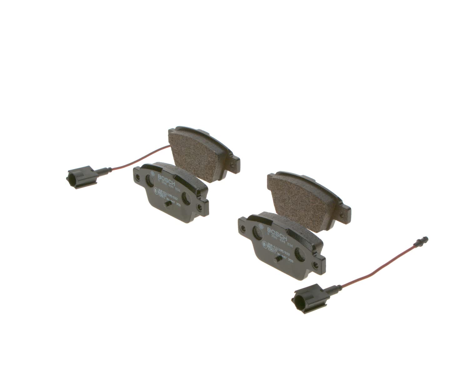 Bosch BP1457 - Auto Bremsbeläge hinten - Bosch-Qualität - für leises Bremsen mit wenig Staub - ECE-R90 zertifiziert - kupferfrei - 1 Set mit 4 Bremsbelägen - mit Zubehör Bosch BP1457 - Auto Bremsbeläge hinten - Bosch-Qualität - für leises Bremsen mit wenig Staub - ECE-R90 zertifiziert - kupferfrei - 1 Set mit 4 Bremsbelägen - mit Zubehör von Bosch Automotive