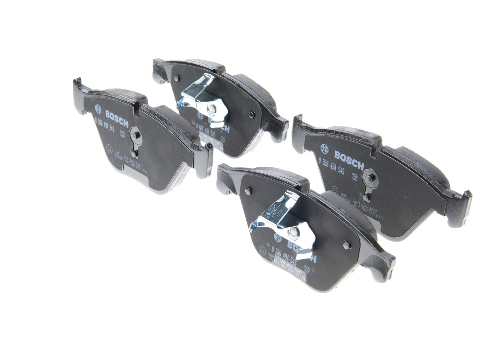 Bosch BP1470 Bremsbeläge - Vorderachse - ECE-R90 Zertifizierung - vier Bremsbeläge pro Set Bosch BP1470 Bremsbeläge - Vorderachse - ECE-R90 Zertifizierung - vier Bremsbeläge pro Set von Bosch Automotive