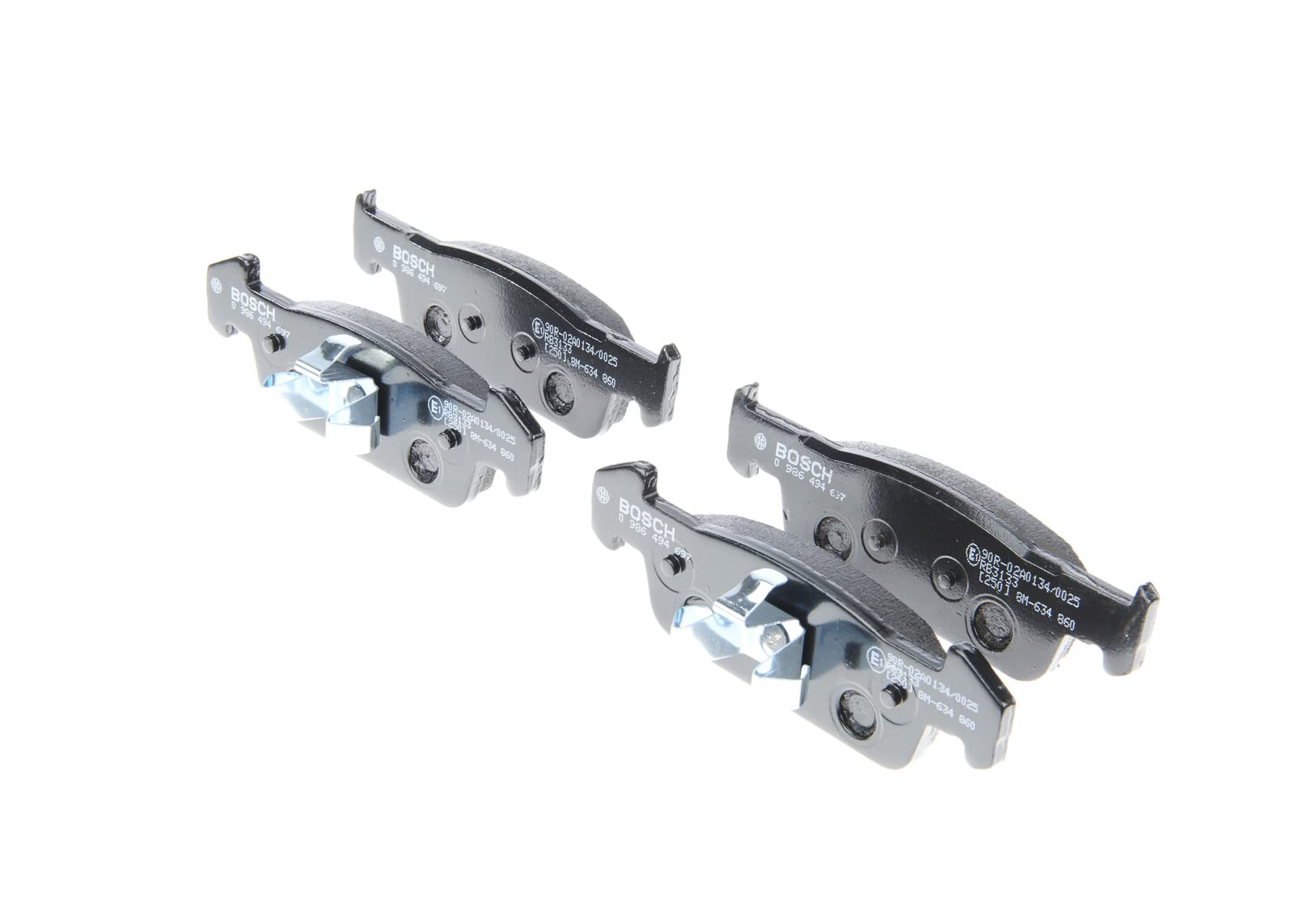 Bosch BP1692 Bremsbeläge - Vorderachse - ECE-R90 Zertifizierung - vier Bremsbeläge pro Set Bosch BP1692 Bremsbeläge - Vorderachse - ECE-R90 Zertifizierung - vier Bremsbeläge pro Set von Bosch Automotive