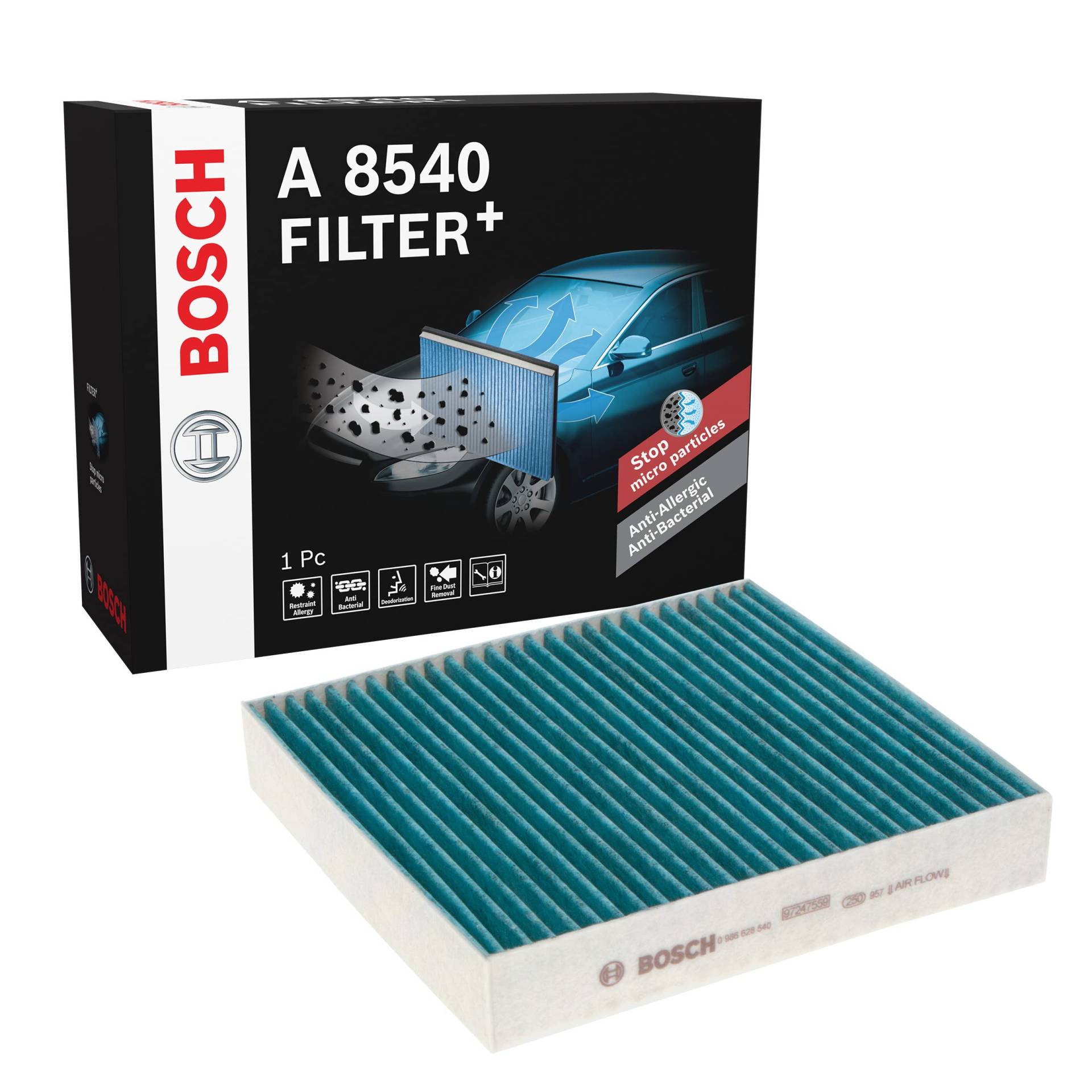 Bosch A8540 - Innenraumfilter Filter+ von Bosch Automotive