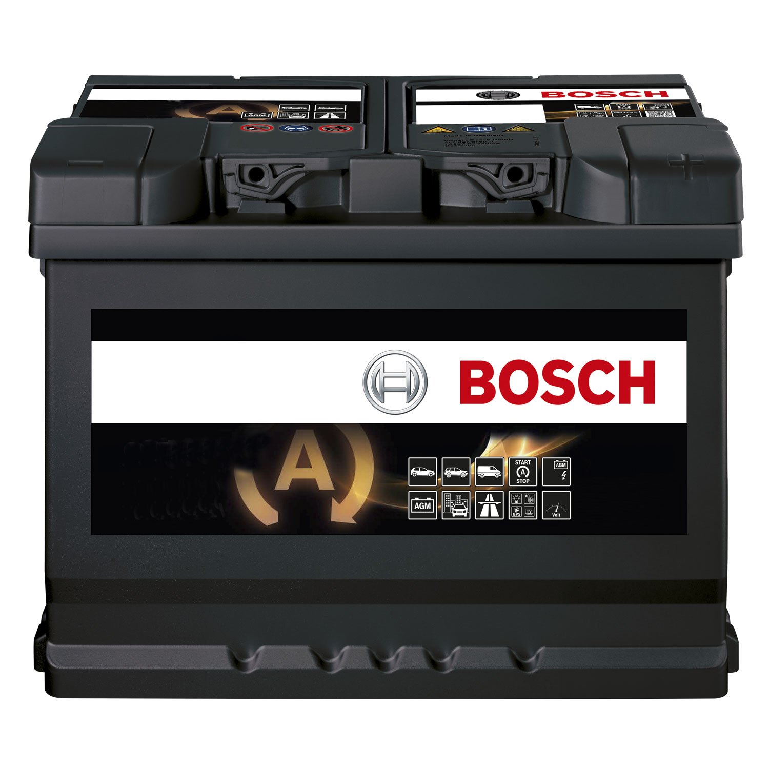 BOSCH 0098S5A050 Starterbatterie AGM S5 12V 60Ah/680A, ETN 560901068, KSN S5A05, für Start-Stop-Systeme (Preis inkl. EUR 7,50 Pfand) von Bosch Automotive