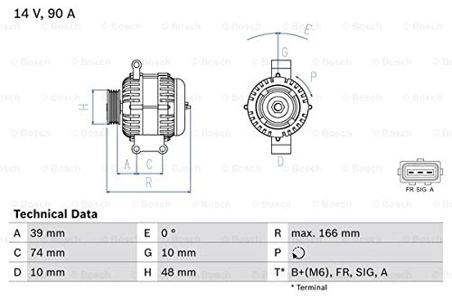 BOSCH 0986049980 Generator BOSCH 0986049980 Generator von Bosch
