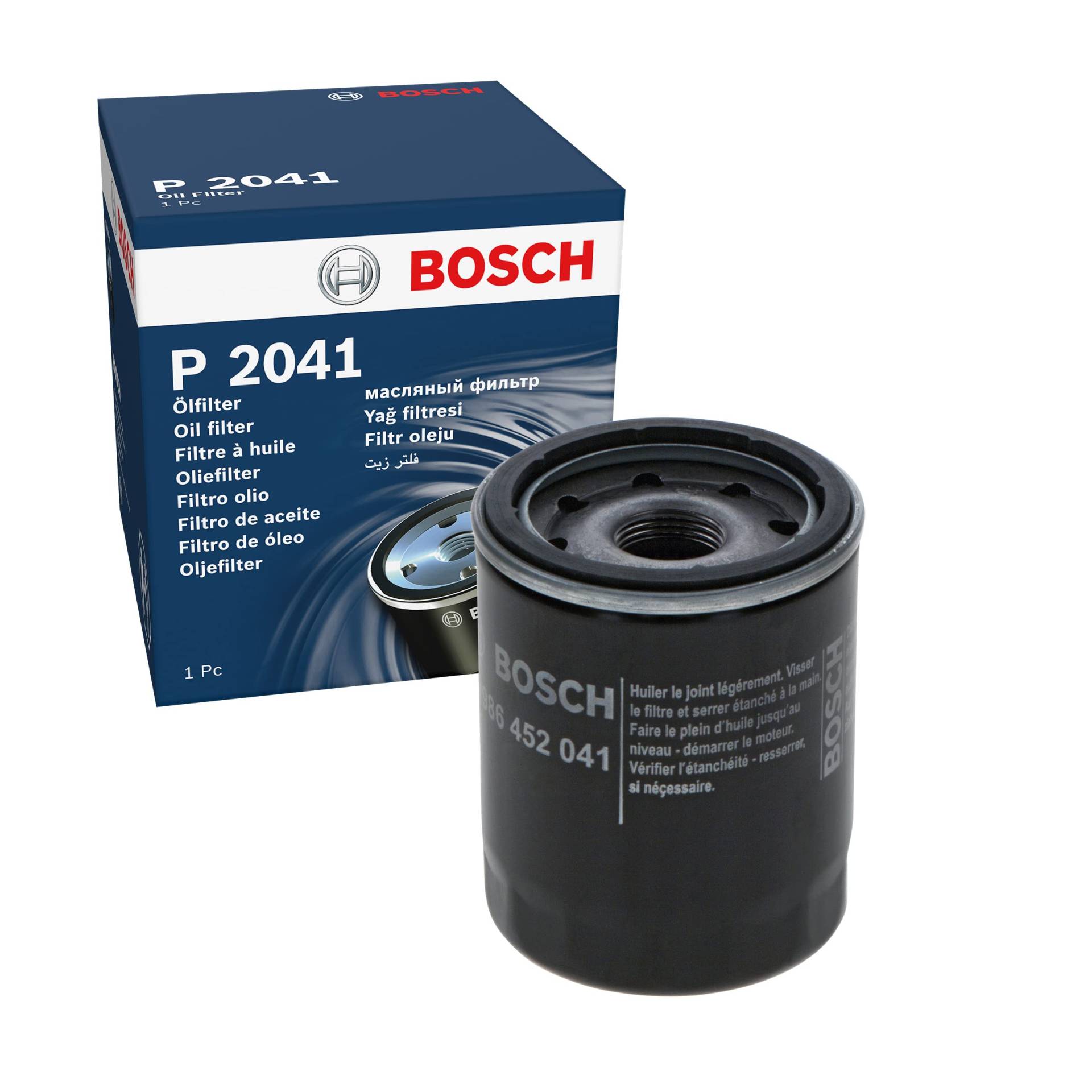 Bosch P2041 - Ölfilter Auto von Bosch Automotive