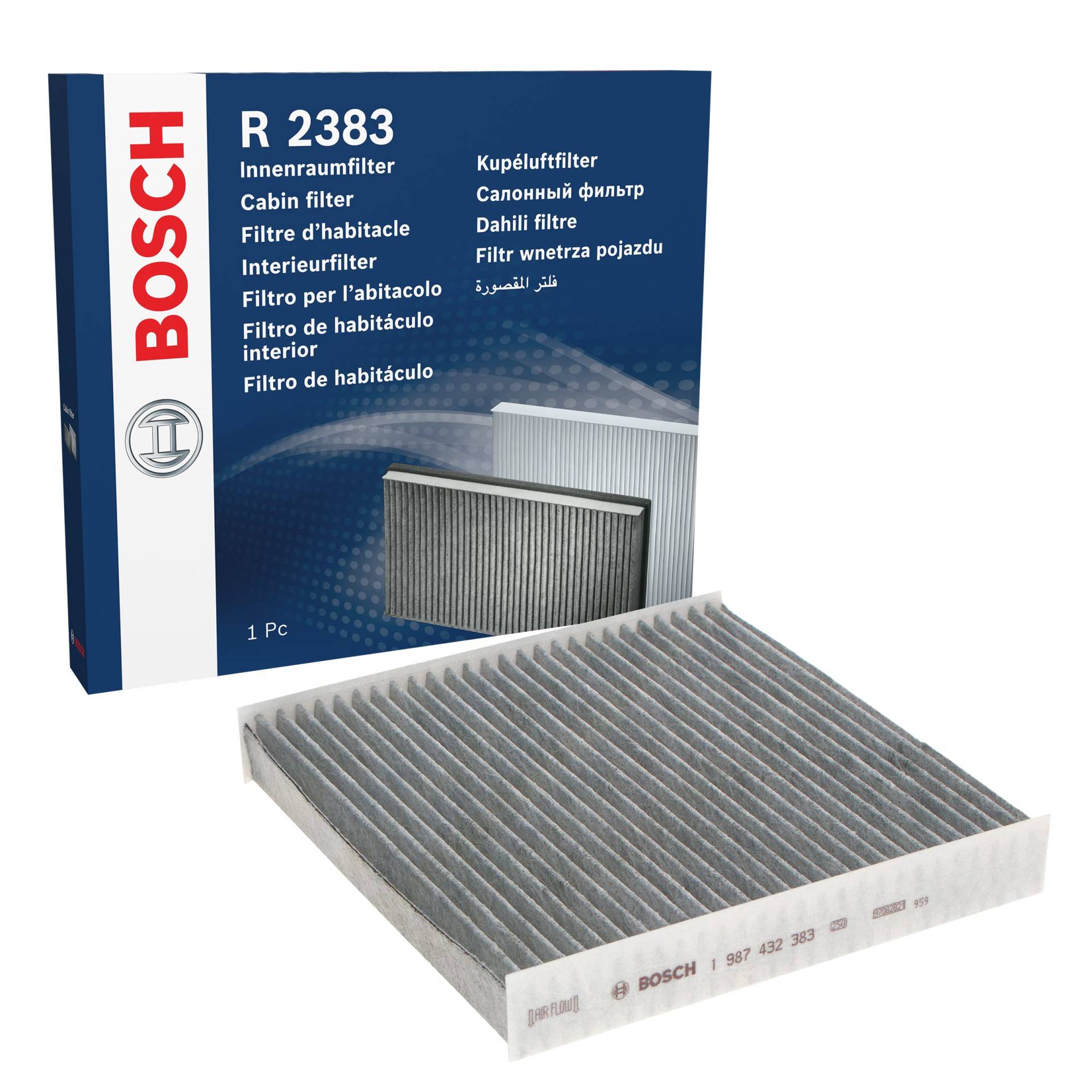 Bosch R2383 - Innenraumfilter mit Aktivkohle Bosch R2383 - Innenraumfilter mit Aktivkohle von Bosch Automotive