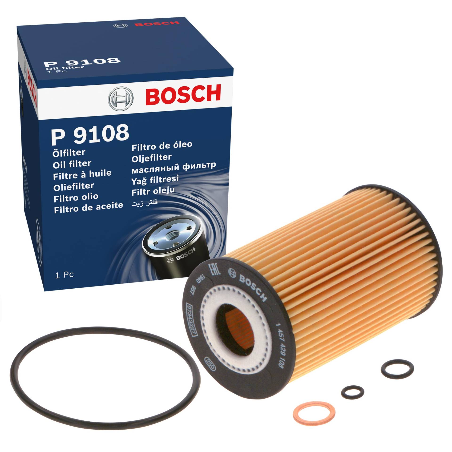Bosch P9108 - Ölfilter Auto von Bosch Automotive
