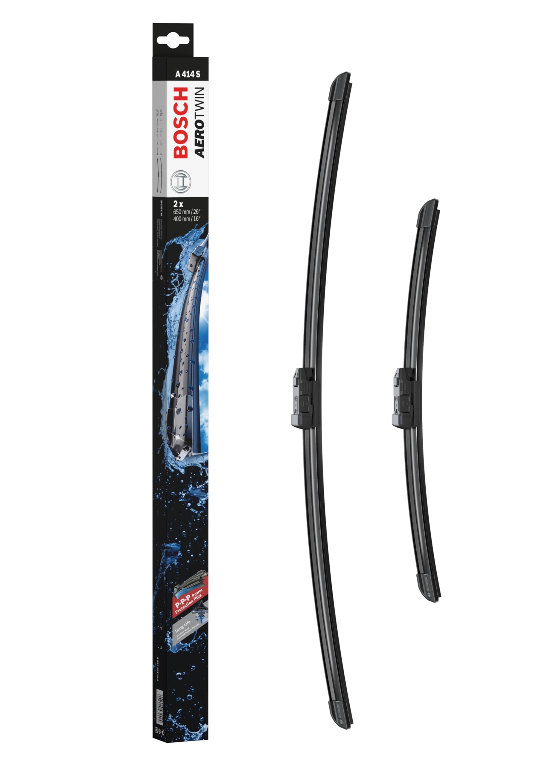 Bosch Scheibenwischer Aerotwin A414S, Länge: 650mm/400mm – Set für Frontscheibe Bosch Scheibenwischer Aerotwin A414S, Länge: 650mm/400mm – Set für Frontscheibe von Bosch