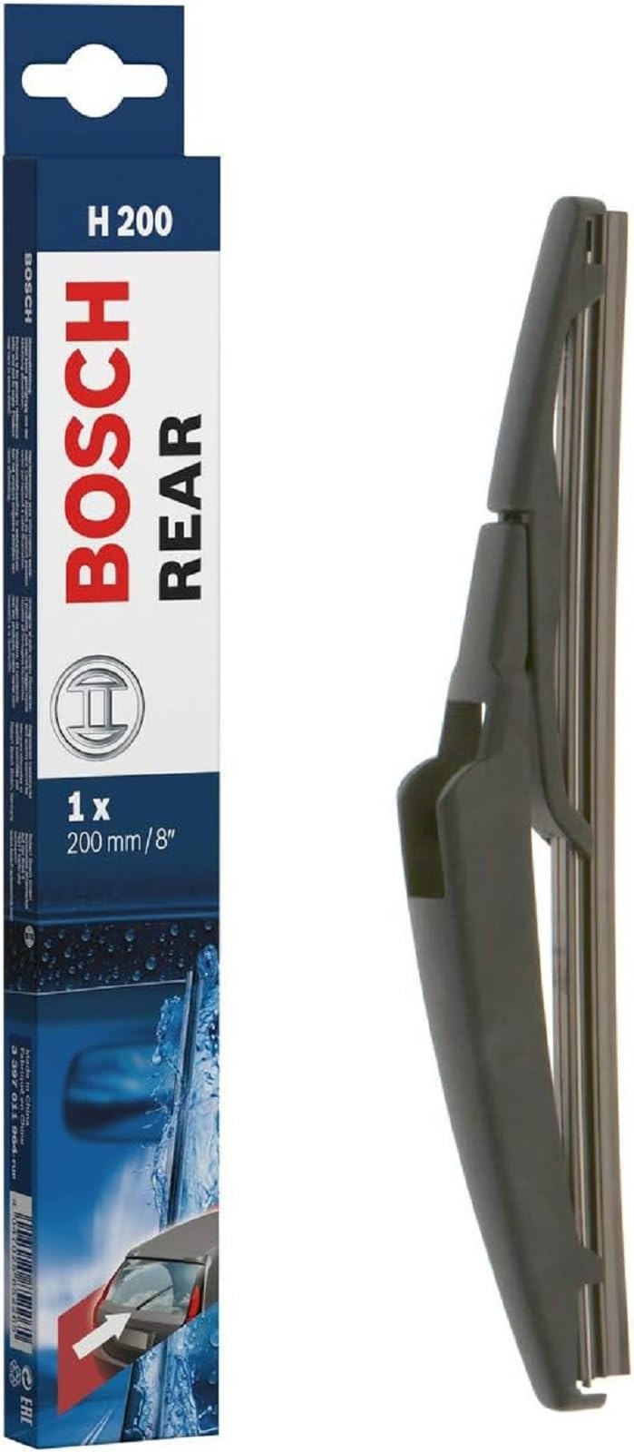 Bosch Scheibenwischer Rear H200, Länge: 200mm – Scheibenwischer für Heckscheibe von Bosch Automotive