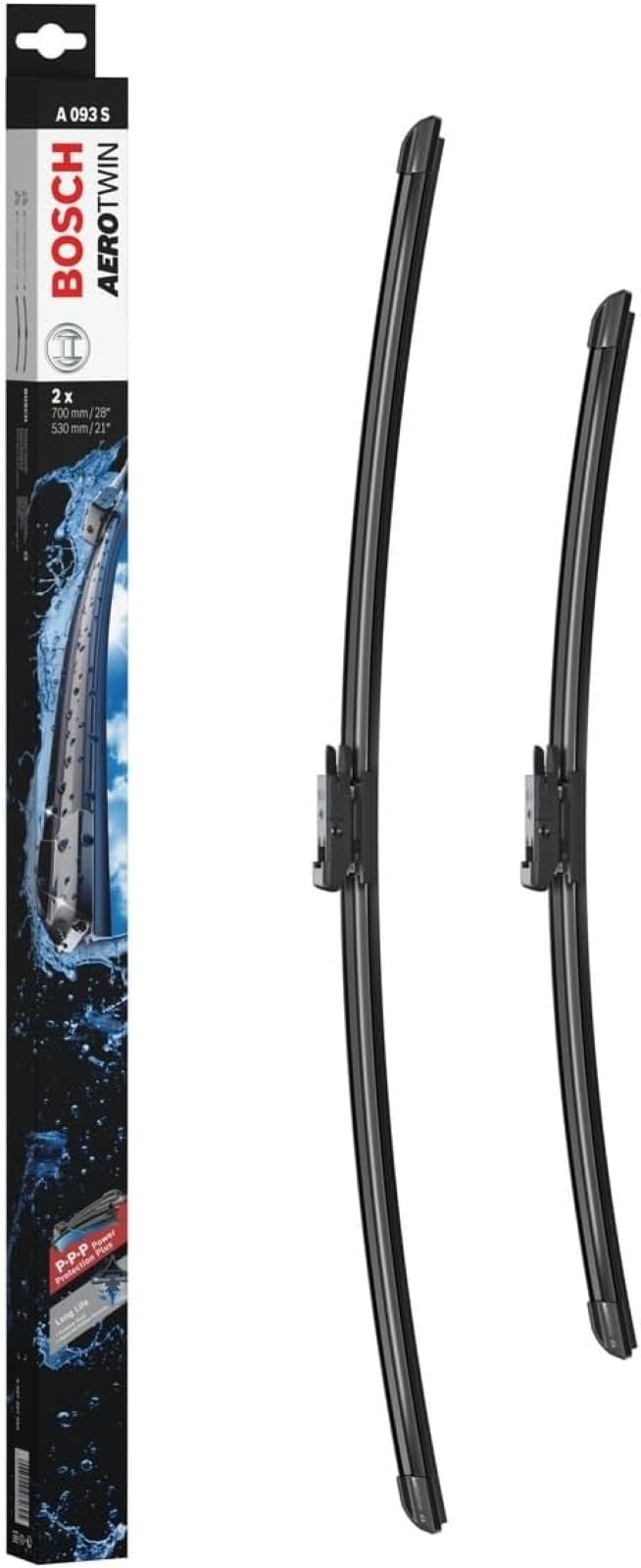 Bosch Scheibenwischer Aerotwin A093S, Länge: 700mm/530mm – Set für Frontscheibe Bosch Scheibenwischer Aerotwin A093S, Länge: 700mm/530mm – Set für Frontscheibe von Bosch