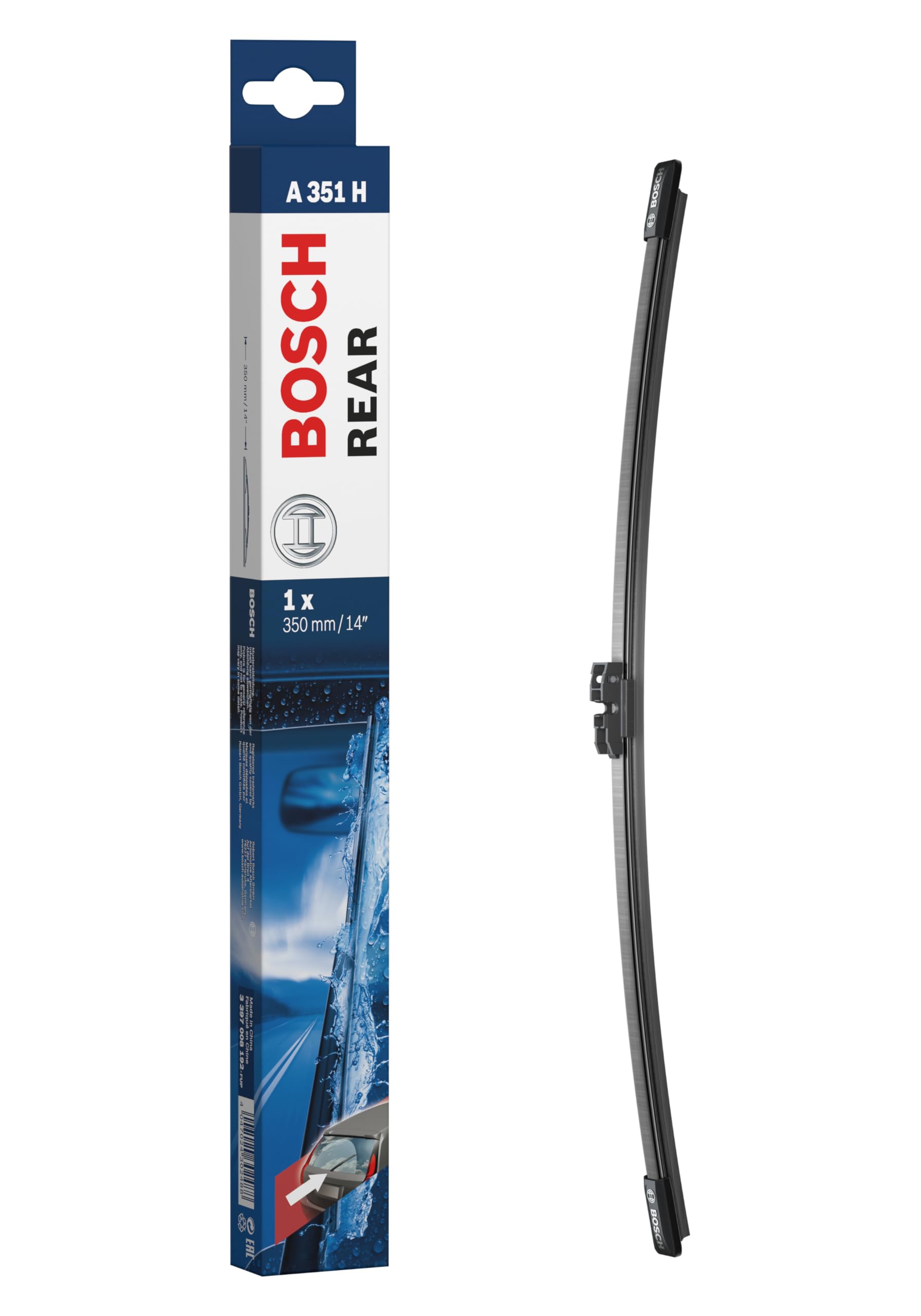 Bosch Scheibenwischer Rear A351H, Länge: 350mm – Scheibenwischer für Heckscheibe Bosch Scheibenwischer Rear A351H, Länge: 350mm – Scheibenwischer für Heckscheibe von Bosch