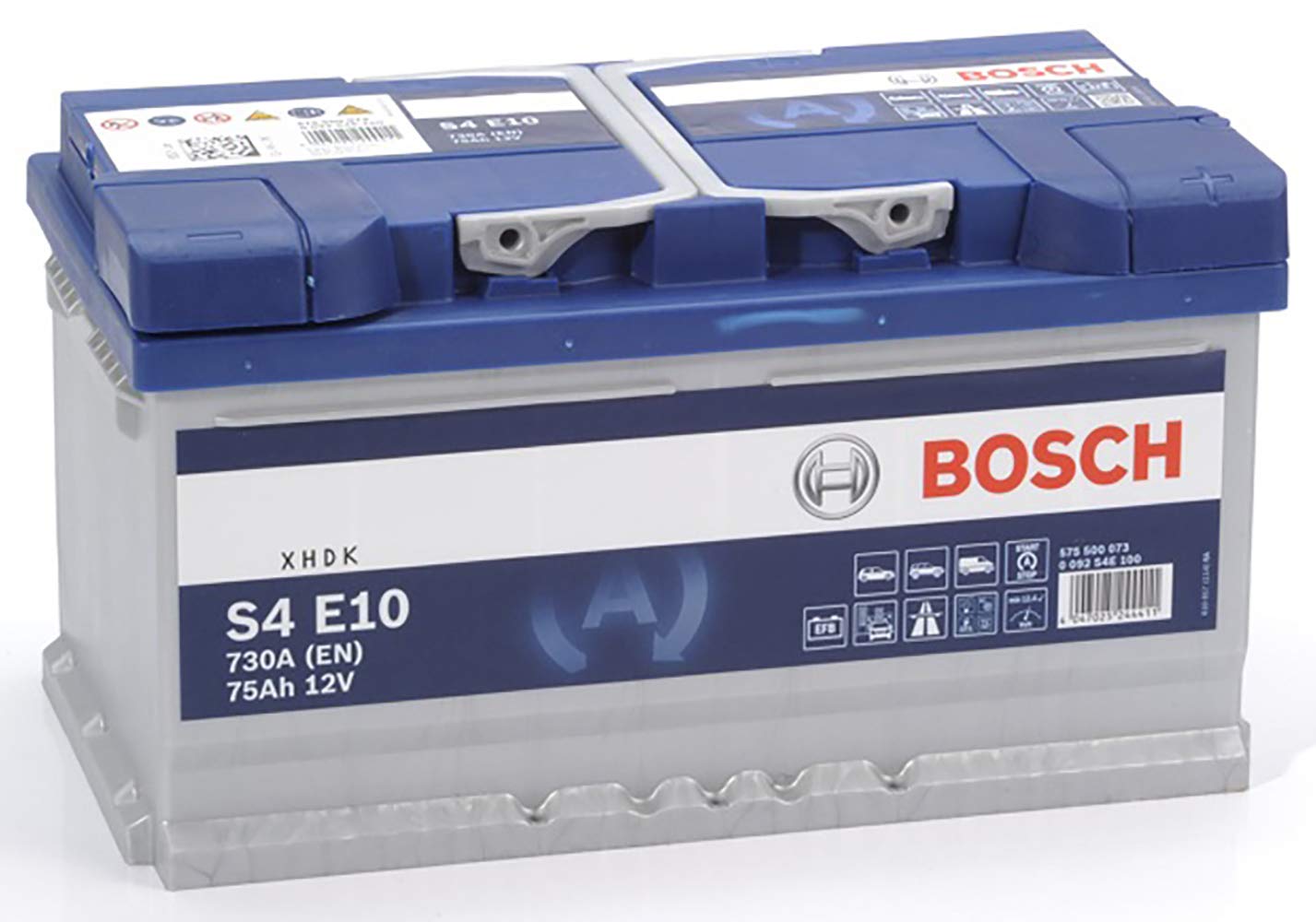 Bosch S4E10 - Autobatterie - 75A/h - 730A - EFB-Technologie - angepasst für Fahrzeuge mit Start/Stopp-System von Bosch Automotive