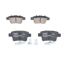 BOSCH Bremsbelagsatz mit Zubehör 0 986 494 199 Bremsbeläge,Bremsklötze CITROËN,C4 Picasso I (UD_),C4 Grand Picasso I (UA_),C4 Picasso II von Bosch