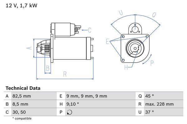 BOSCH Bremsensatz, Trommelbremse VW,AUDI,SEAT 0 204 114 546 1H0698511X,1H0698511X,1H0698511X  1H0698511X von Bosch