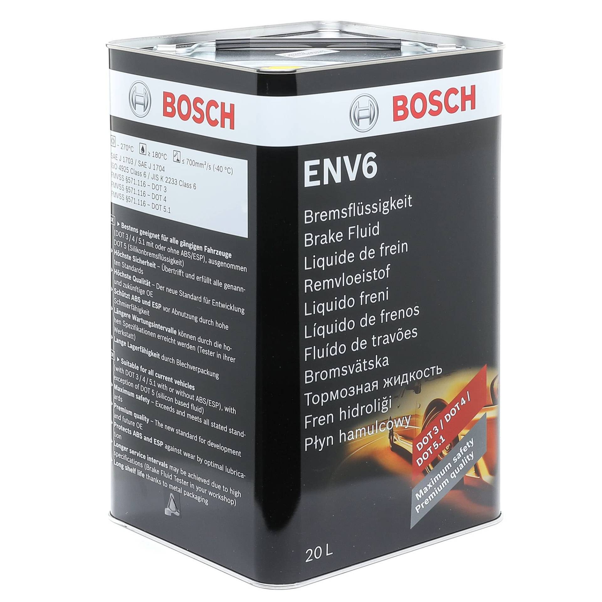 BOSCH Bremsflüssigkeit Bremsöl + BRAKE FLUID 20Liter BOSCH Bremsflüssigkeit Bremsöl + BRAKE FLUID 20Liter von Bosch