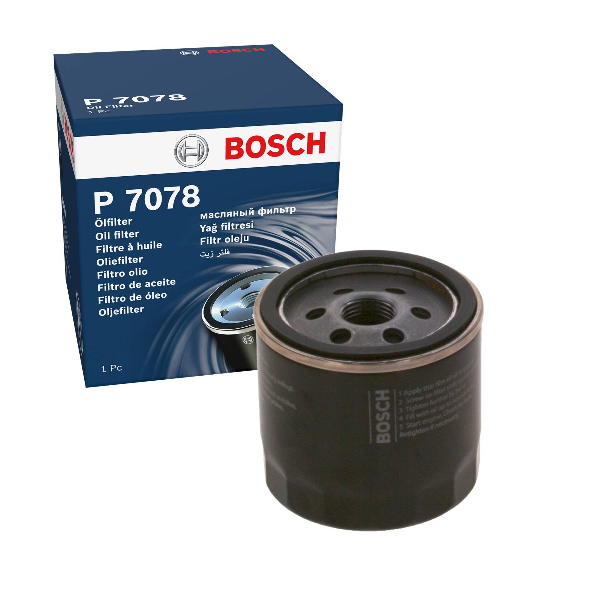 Bosch P7078 - Ölfilter Auto von Bosch Automotive