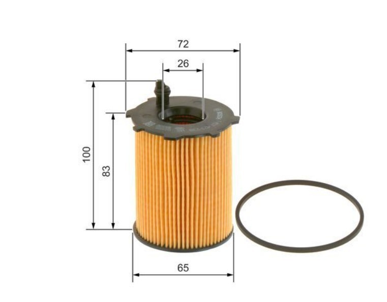 BOSCH Ölfilter OPEL,FORD,FIAT 1 457 429 238 11427805978,F026408887,1109AY Motorölfilter,Filter für Öl 1109T3,1109Y2,1109Z6,9641837780,9656432180 von Bosch