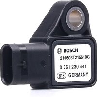 BOSCH Saugrohrdrucksensor 0 261 230 441 Ladedrucksensor,Abgasdrucksensor MERCEDES-BENZ,A-Klasse (W176),B-Klasse (W246, W242),CLA Coupe (C117) von Bosch
