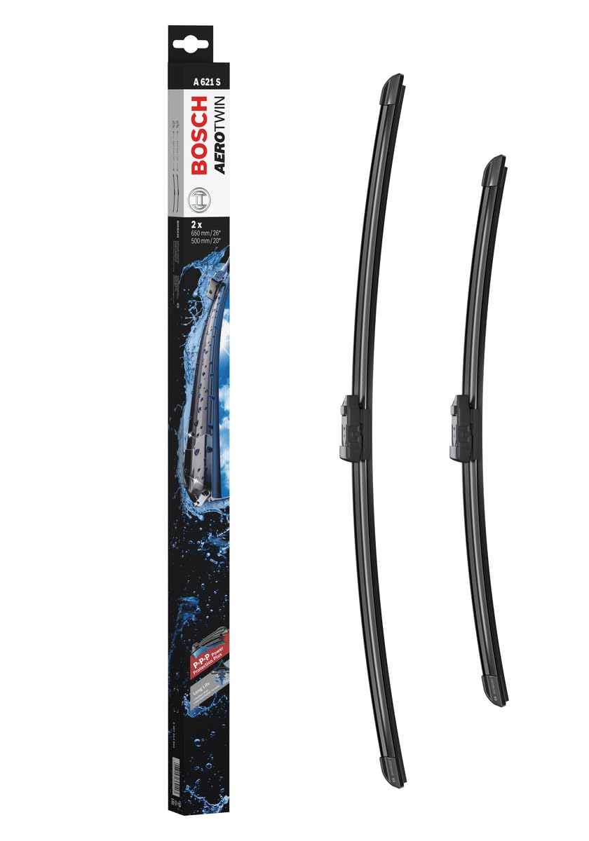 Bosch Scheibenwischer Aerotwin A621S, Länge: 650mm/500mm − Set für Frontscheibe Bosch Scheibenwischer Aerotwin A621S, Länge: 650mm/500mm − Set für Frontscheibe von Bosch Automotive