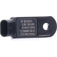 BOSCH Sensor, Saugrohrdruck 0 261 230 253  OPEL,BMW,PEUGEOT,GRANDLAND X (A18),1 Schrägheck (F20),3 Touring (F31),3 Limousine (F30, F80) von Bosch