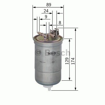 Bosch 0 450 906 318 Kraftstofffilter von Bosch