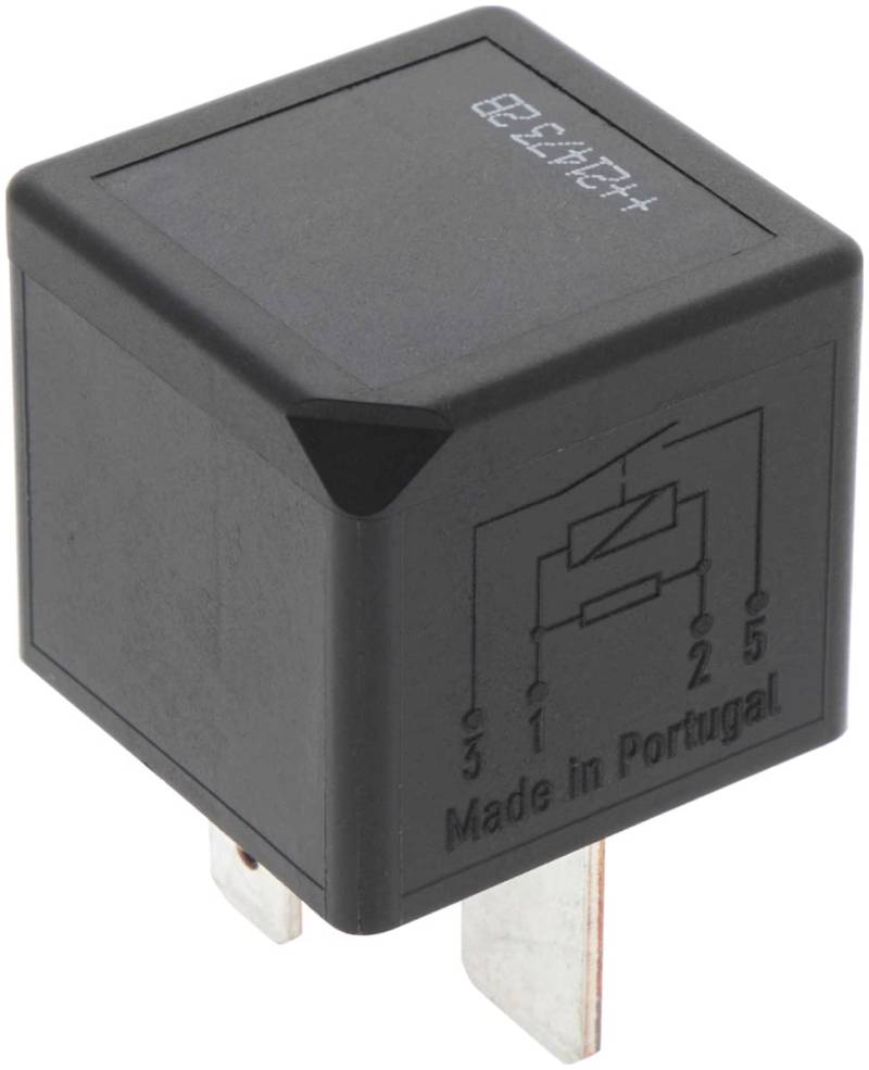 Bosch 0986332001 Mini-Relais 12V 40A, IP5K4, Betriebstemperatur von -40° C bis 85° C, Schließer-Relais, 4 Pins von Bosch Automotive