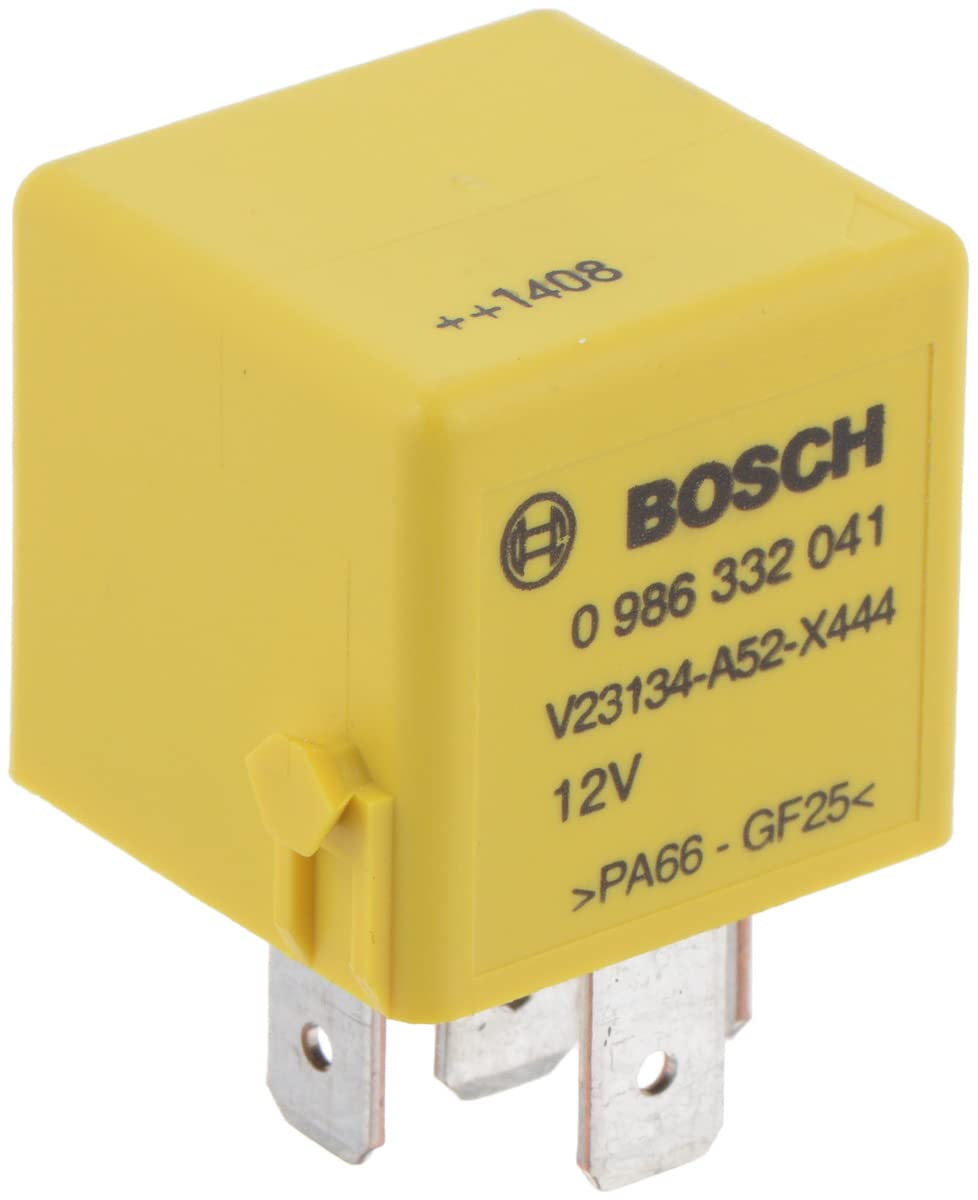 Bosch 0986332041 Mini-Relais 12V 40A, IP5K4, Betriebstemperatur von -40° C bis 85° C, Wechselrelais, 5 Pin Relais von Bosch Automotive
