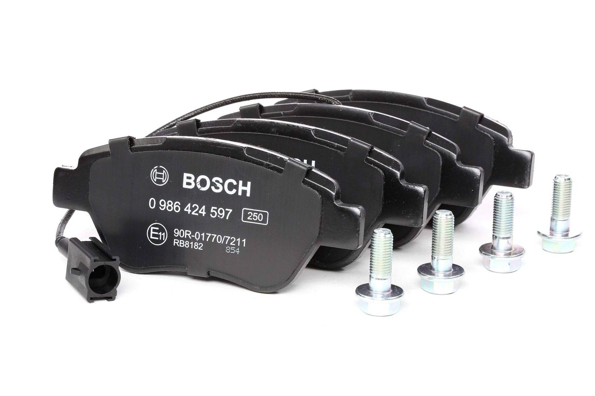 Bosch BP339 Bremsbeläge - Vorderachse - ECE-R90 Zertifizierung - vier Bremsbeläge pro Set von Bosch Automotive