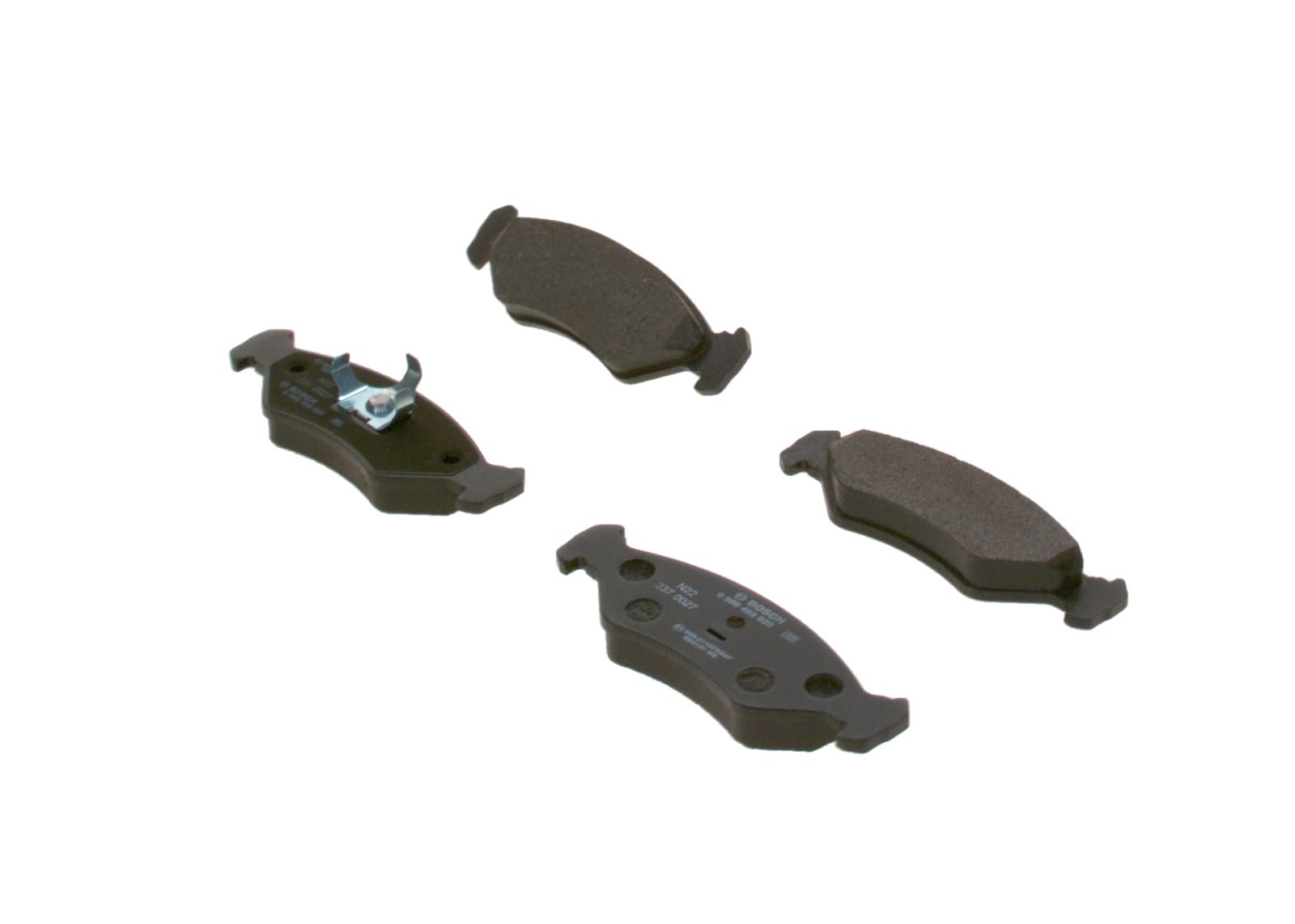 Bosch BP789 Bremsbeläge - Vorderachse - ECE-R90 Zertifizierung - vier Bremsbeläge pro Set Bosch BP789 Bremsbeläge - Vorderachse - ECE-R90 Zertifizierung - vier Bremsbeläge pro Set von Bosch Automotive
