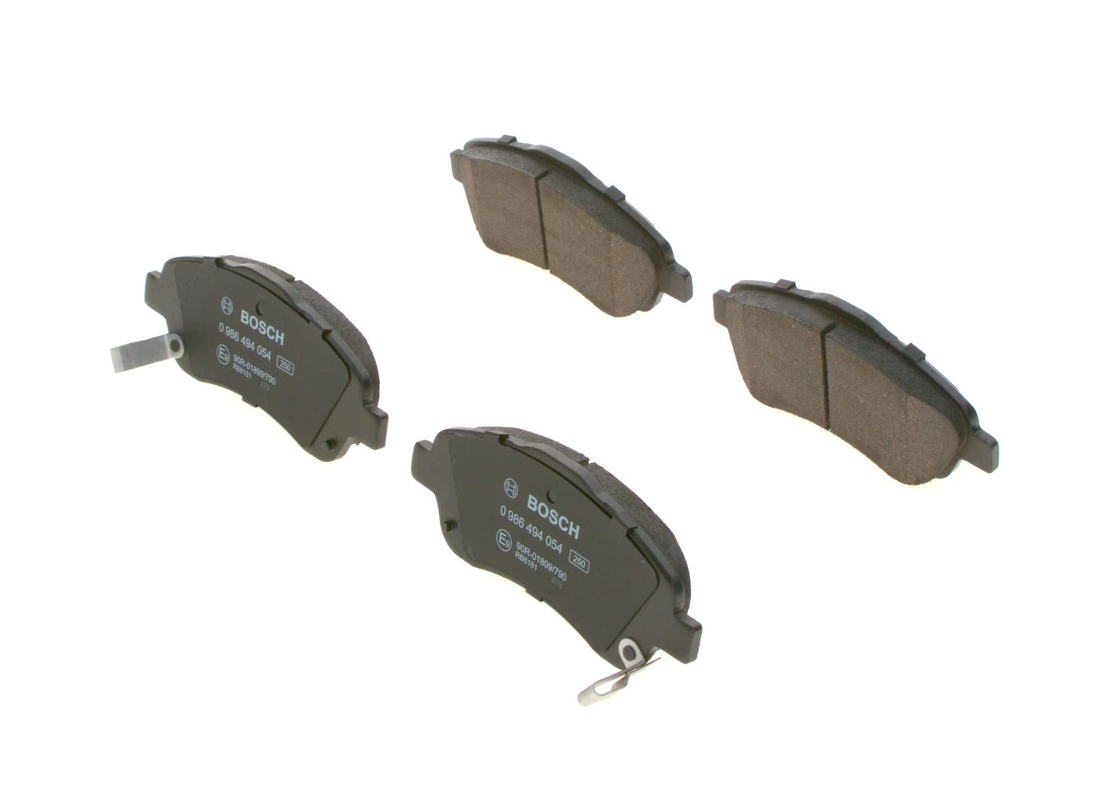 Bosch BP969 Bremsbeläge - Vorderachse - ECE-R90 Zertifizierung - vier Bremsbeläge pro Set von Bosch Automotive