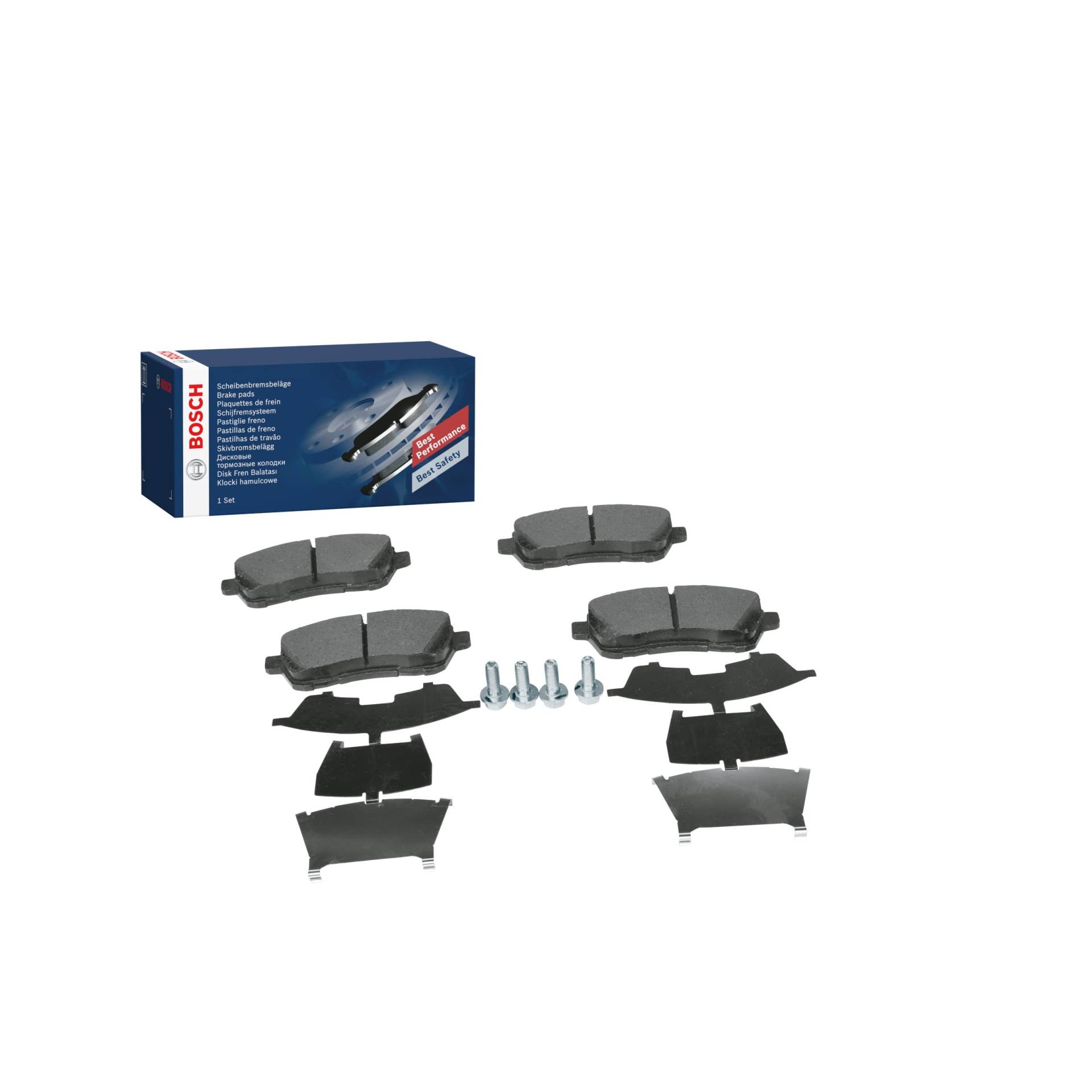 Bosch BP1137 Bremsbeläge - Vorderachse - ECE-R90 Zertifizierung - vier Bremsbeläge pro Set Bosch BP1137 Bremsbeläge - Vorderachse - ECE-R90 Zertifizierung - vier Bremsbeläge pro Set von Bosch Automotive