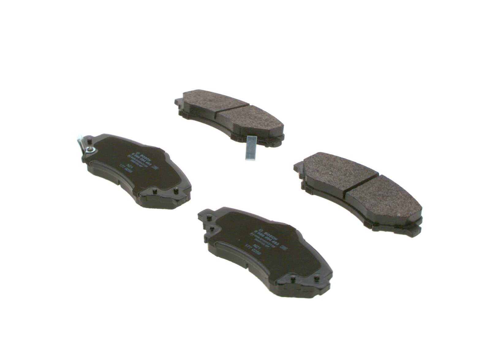 Bosch BP1414 Bremsbeläge - Vorderachse - ECE-R90 Zertifizierung - vier Bremsbeläge pro Set von Bosch Automotive