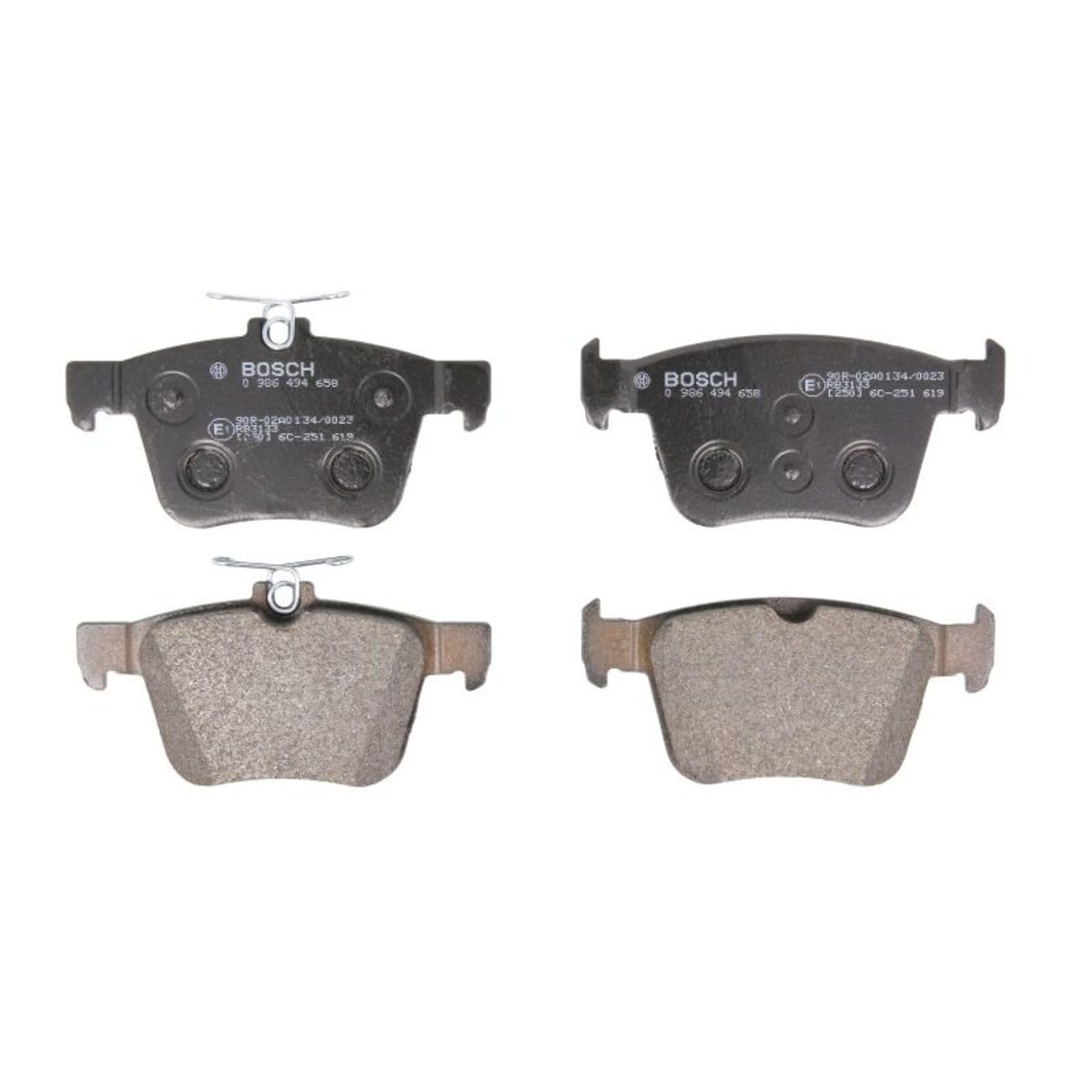 Bosch BP1503 Bremsbeläge - Hinterachse - ECE-R90 Zertifizierung - vier Bremsbeläge pro Set Bosch BP1503 Bremsbeläge - Hinterachse - ECE-R90 Zertifizierung - vier Bremsbeläge pro Set von Bosch Automotive