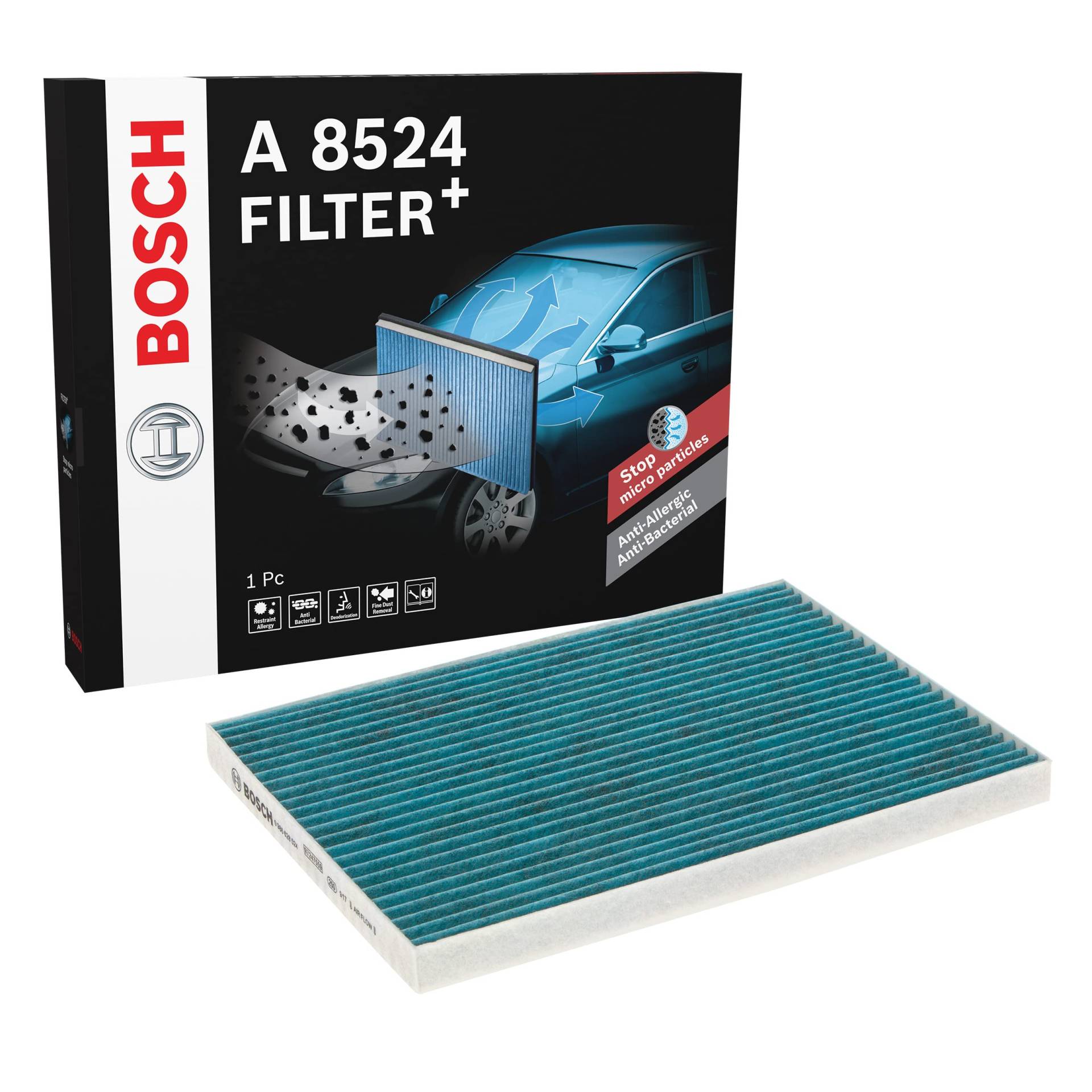 Bosch A8524 - Innenraumfilter Filter+ von Bosch Automotive