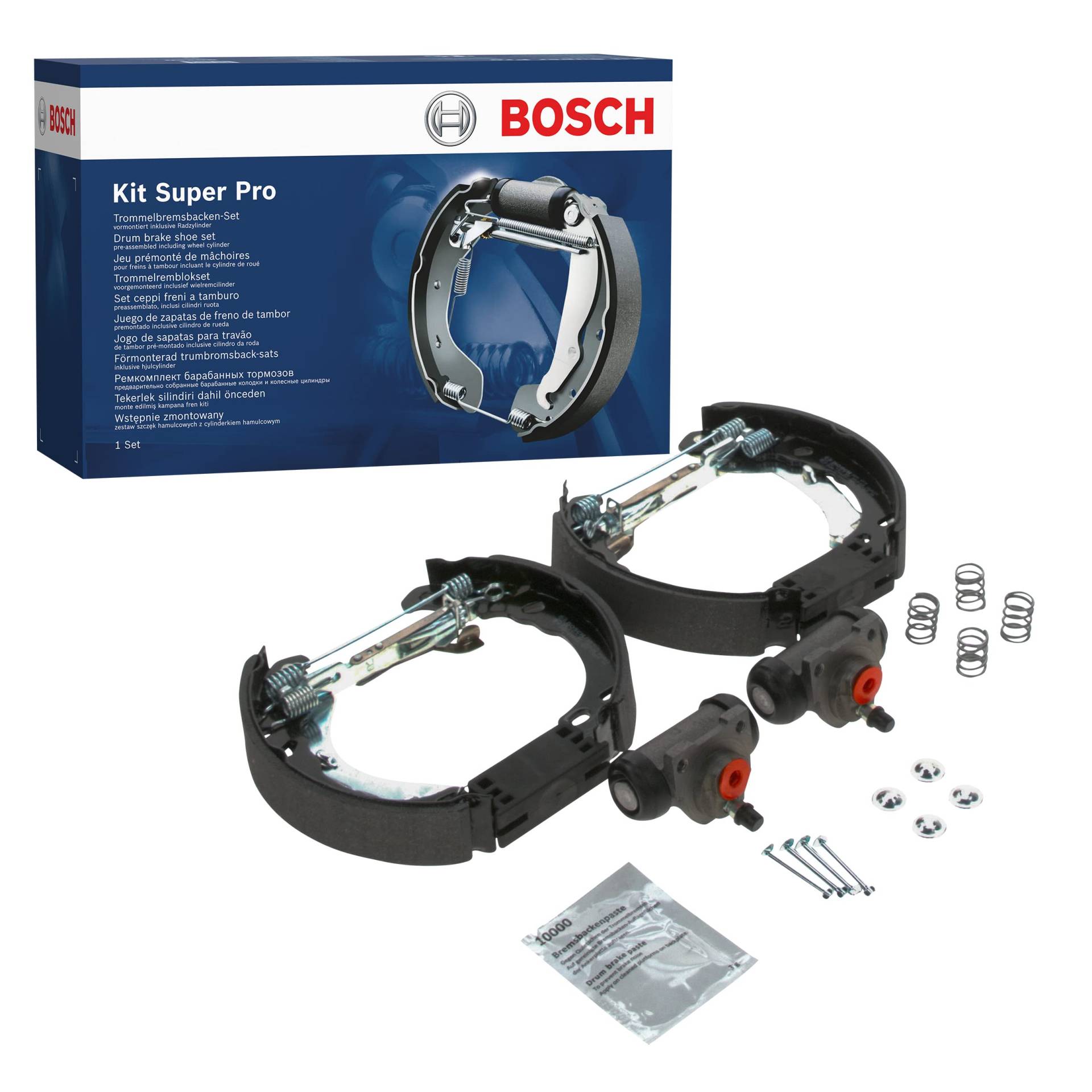 Bosch KS645 Kit Super Pro - hintere Trommelbremsenset - ein vormontiertes Set von Bosch Automotive