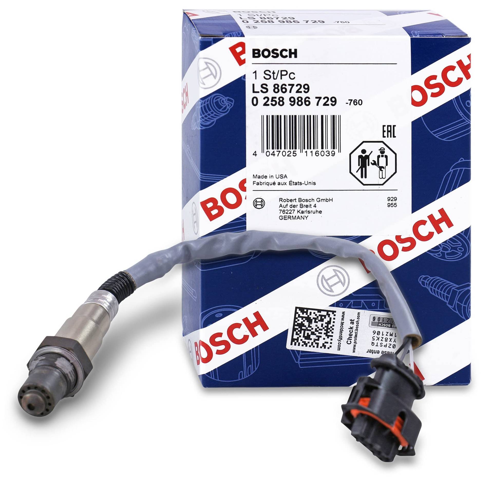 Bosch 0258986729 - Lambdasonde mit fahrzeugspezifischem Stecker Bosch 0258986729 - Lambdasonde mit fahrzeugspezifischem Stecker von Bosch Automotive