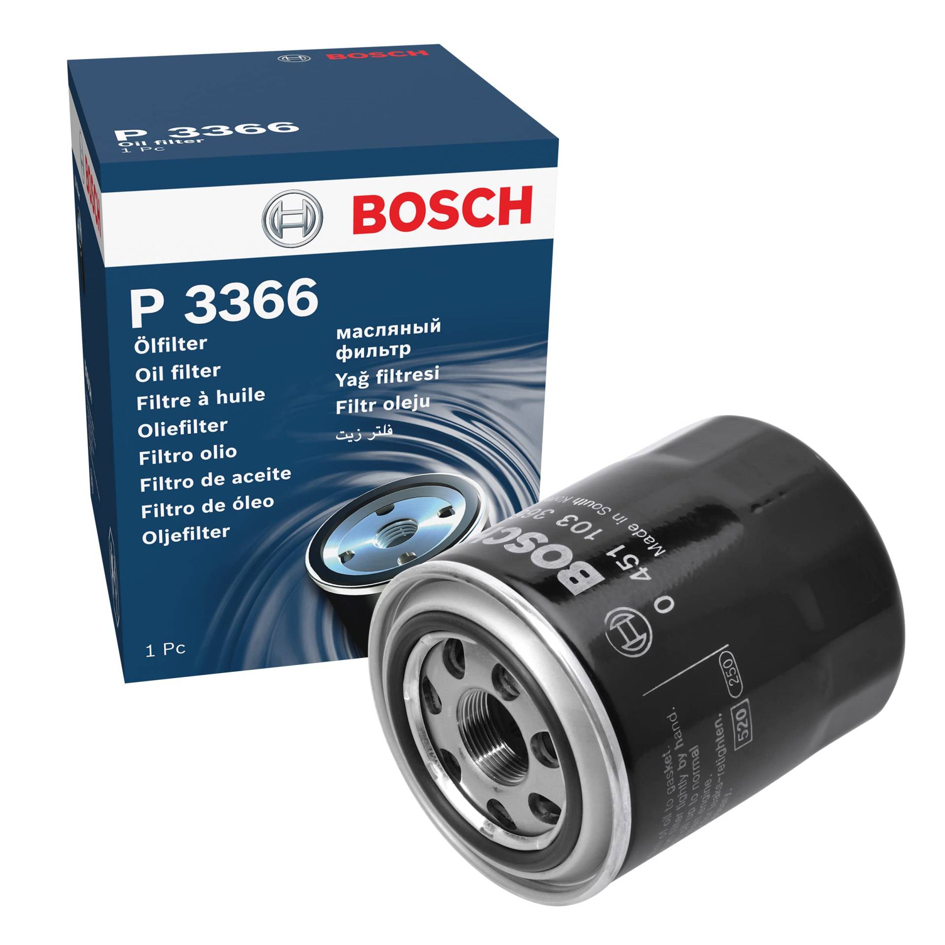 Bosch Automotive P3366 - Ölfilter Auto von Bosch Automotive