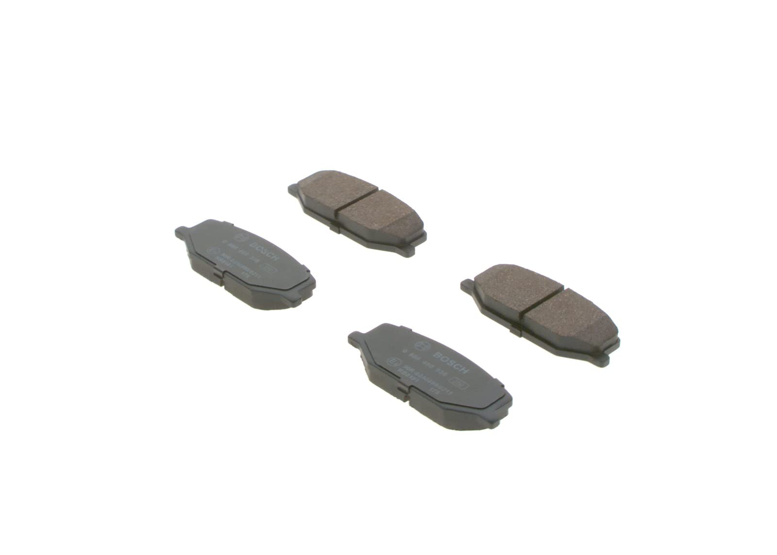 Bosch BP505 Bremsbeläge - Vorderachse - ECE-R90 Zertifizierung - vier Bremsbeläge pro Set Bosch BP505 Bremsbeläge - Vorderachse - ECE-R90 Zertifizierung - vier Bremsbeläge pro Set von Bosch Automotive