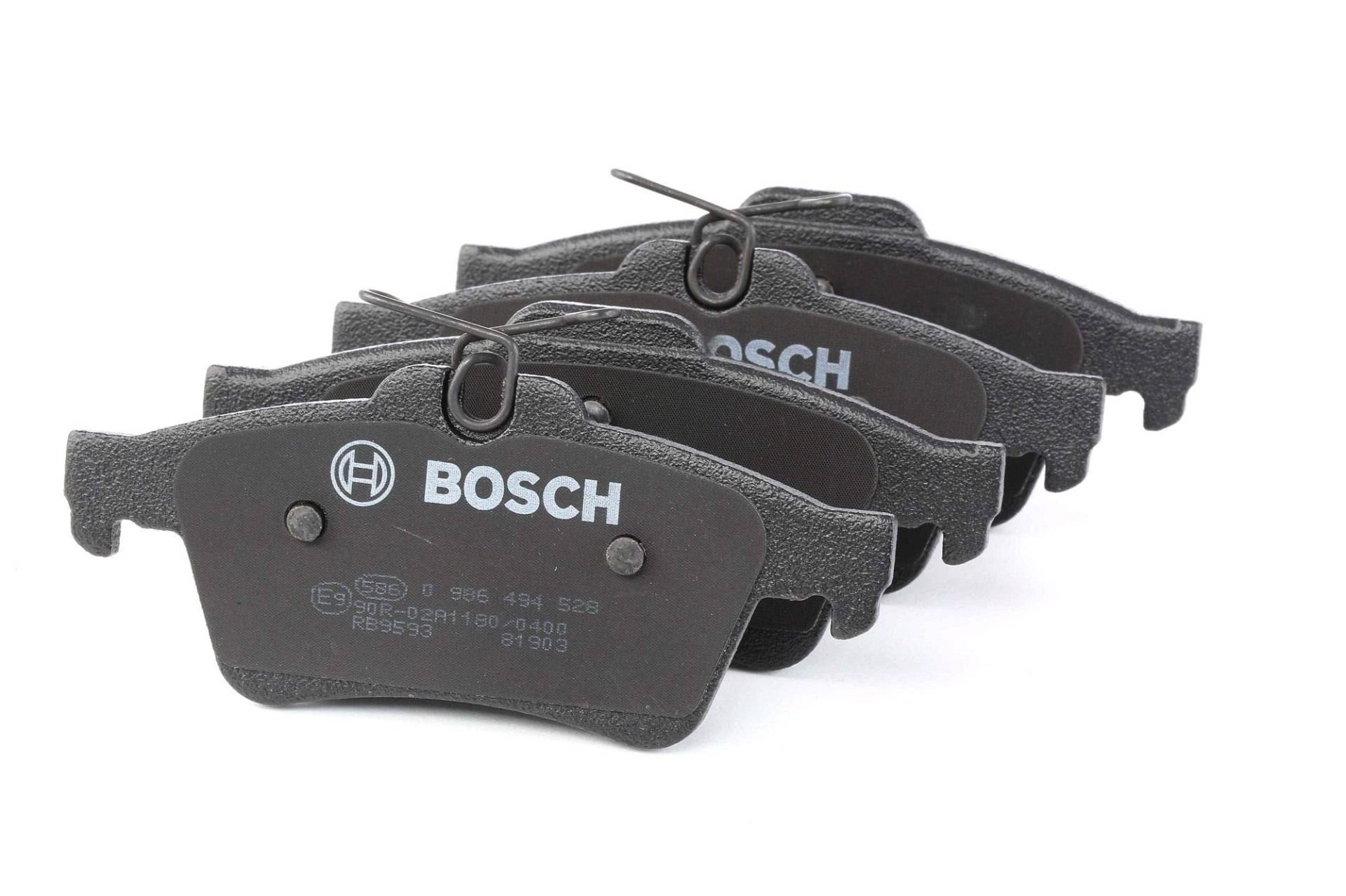Bosch BP1449 Bremsbeläge - Hinterachse - ECE-R90 Zertifizierung - vier Bremsbeläge pro Set von Bosch Automotive