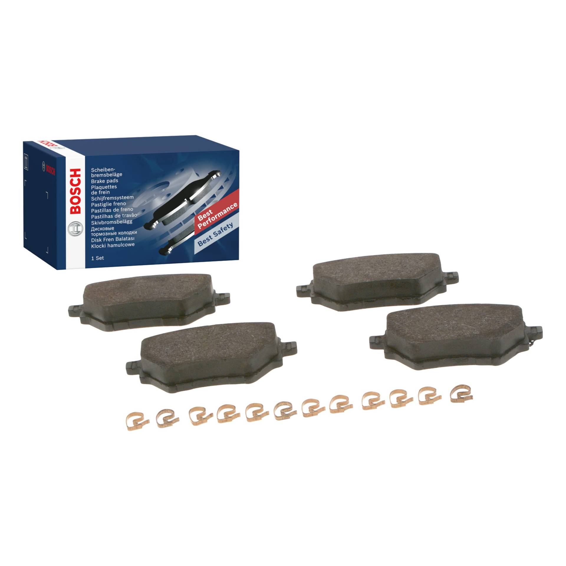Bosch Automotive BP1711 Bremsbeläge - Hinterachse - ECE-R90 Zertifizierung - vier Bremsbeläge pro Set, black, 0 986 494 716 Bosch Automotive BP1711 Bremsbeläge - Hinterachse - ECE-R90 Zertifizierung - vier Bremsbeläge pro Set, black, 0 986 494 716 von Bosch Automotive